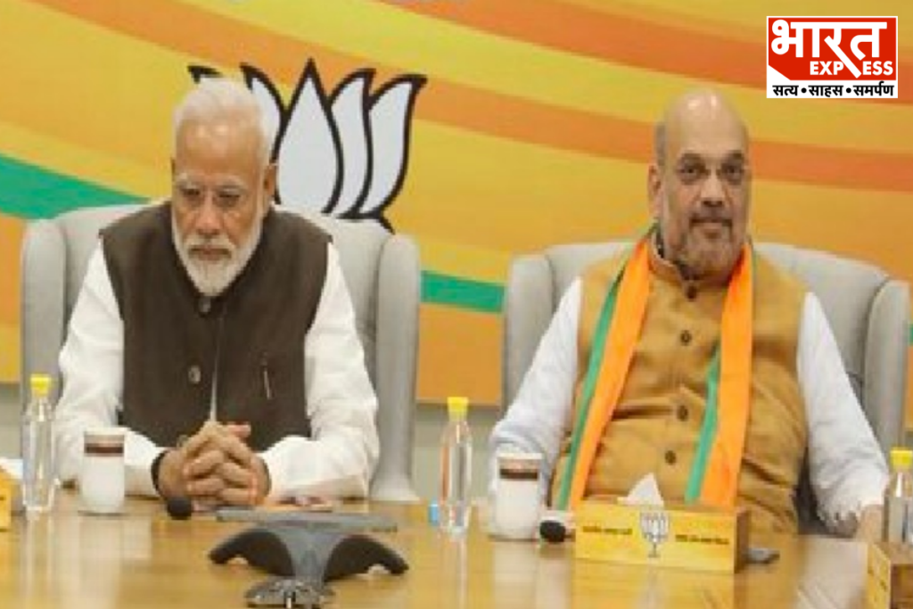 amit-shah-nitin-navin-praise-pm-modi-on-completing-12-years-tenure-breaking-nehru-record