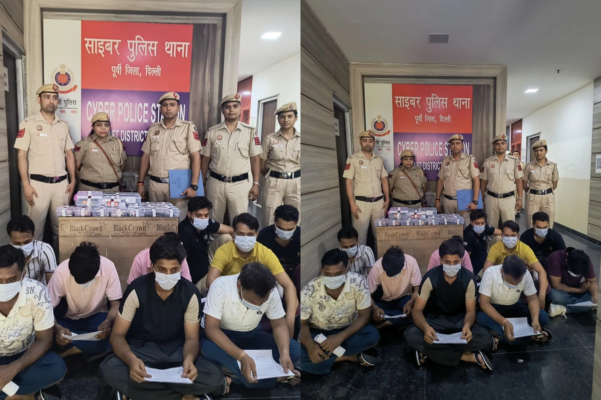 पूर्वी दिल्ली में साइबर अपराध गिरोह का भंडाफोड़, 10 आरोपी गिरफ्तार