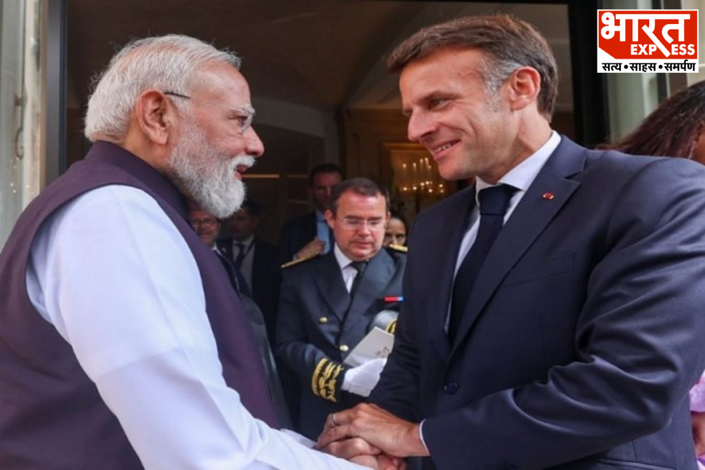 french-president-emmanuel-macron-shares-video-with-pm-modi-on-bollywood-song-aari-aari-nice-visit