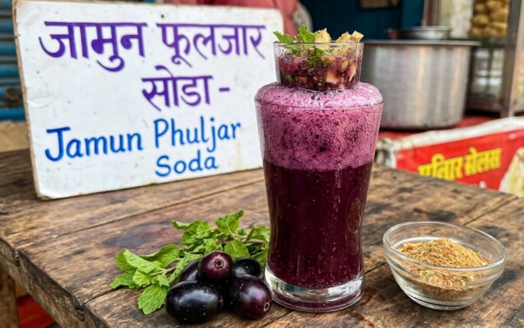 Jamun Fuljar Soda Recipe