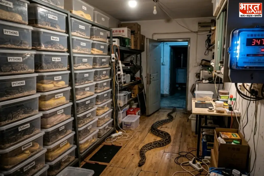 300 pythons in an apartment