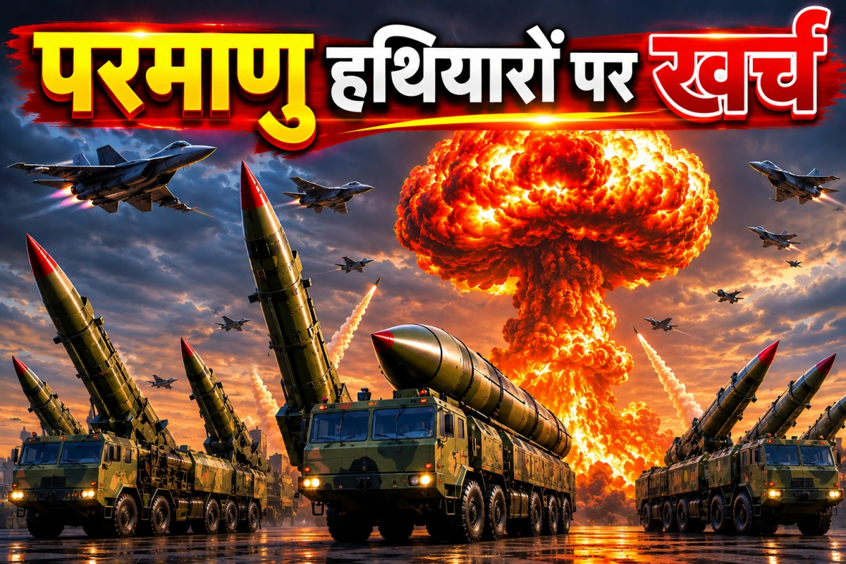 दुनिया ने परमाणु हथियारों पर उड़ा दिए अरबों डॉलर, भारत-चीन ने कितने जोड़े हथियार?