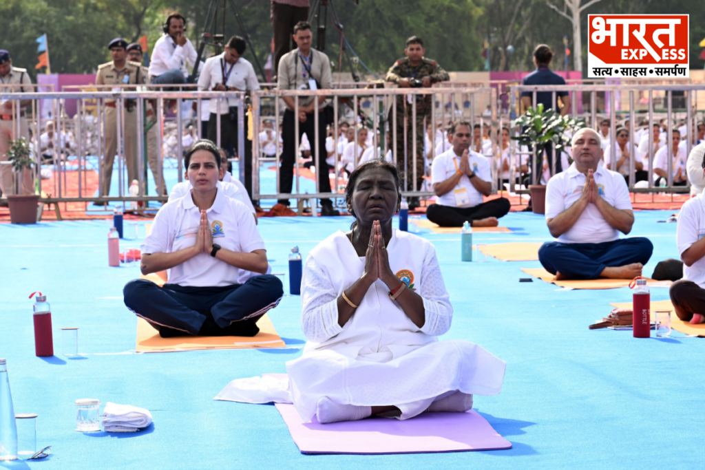 president-droupadi-murmu-international-yoga-day-jabalpur-cm-mohan-yadav-news