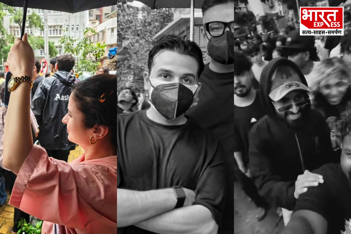 मिर्जापुर फेम अभिनेत्री रसिका दुगल, युवाओं के चहेते गायक अनुव जैन और रैपर एमीवे बंटाई भी प्रदर्शन में अग्रिम पंक्ति में खड़े दिखे. रसिका ने परीक्षा प्रणाली में पारदर्शिता और जवाबदेही की मांग की, तो वहीं एमीवे और अनुव ने छात्रों के समर्थन में आवाज़ बुलंद की. 