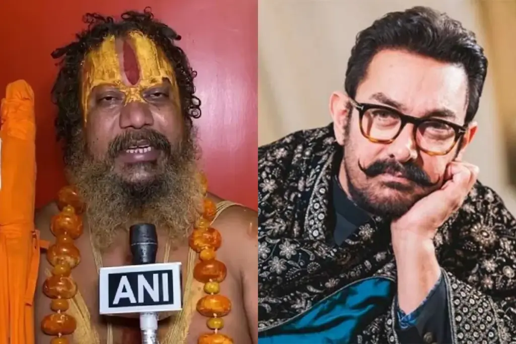 Aamir Khan, Paramhans Acharya, Nitesh Rane
