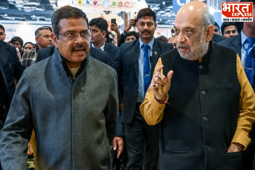 Amit Shah Dharmendra Pradhan Meeting