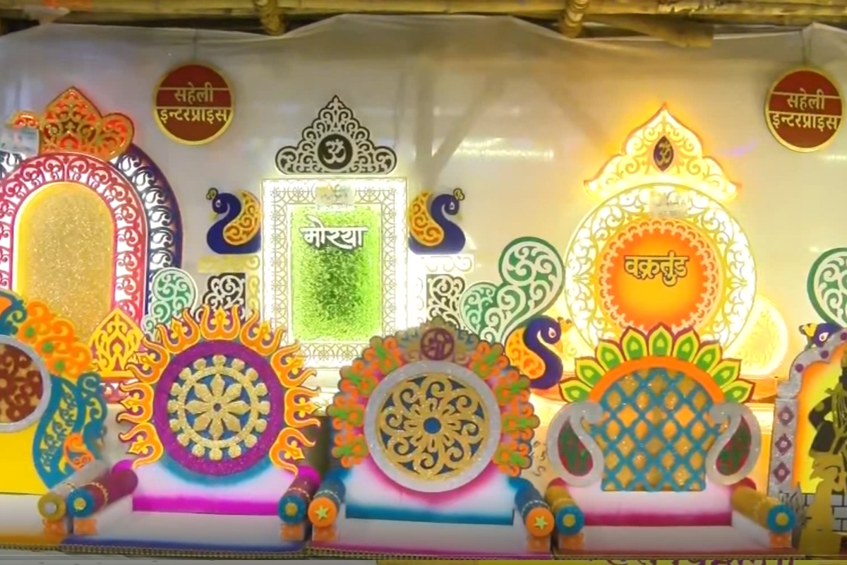 Mumbai Eco-Friendly Ganesh Thrones