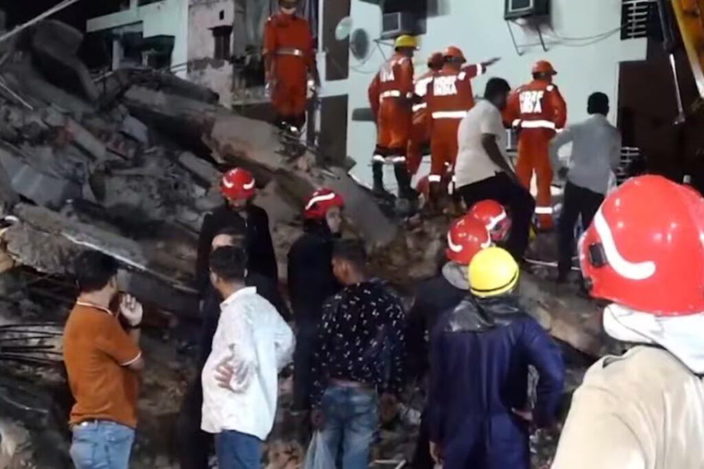 Delhi Rohini Building Collapse