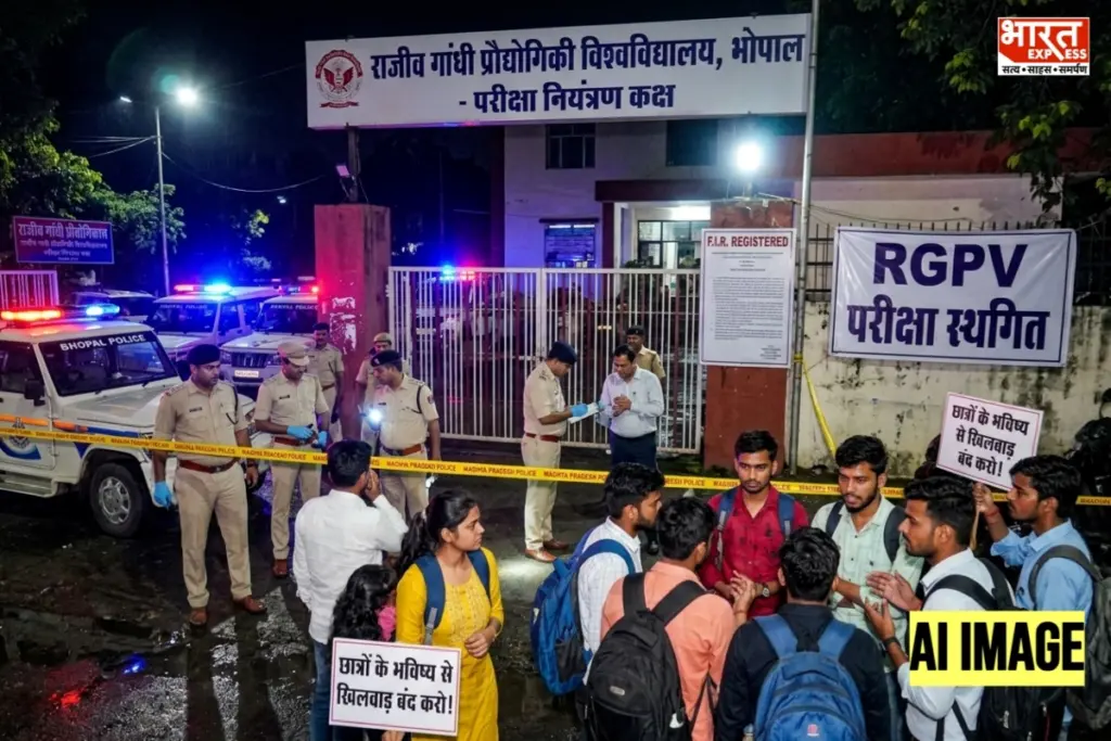 Bhopal RGPV paper stolen