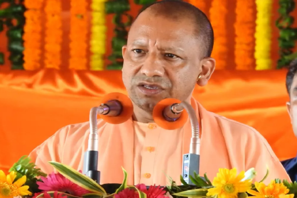 CM Yogi Attacks SP Congress History Of Defaming Hindu Faith