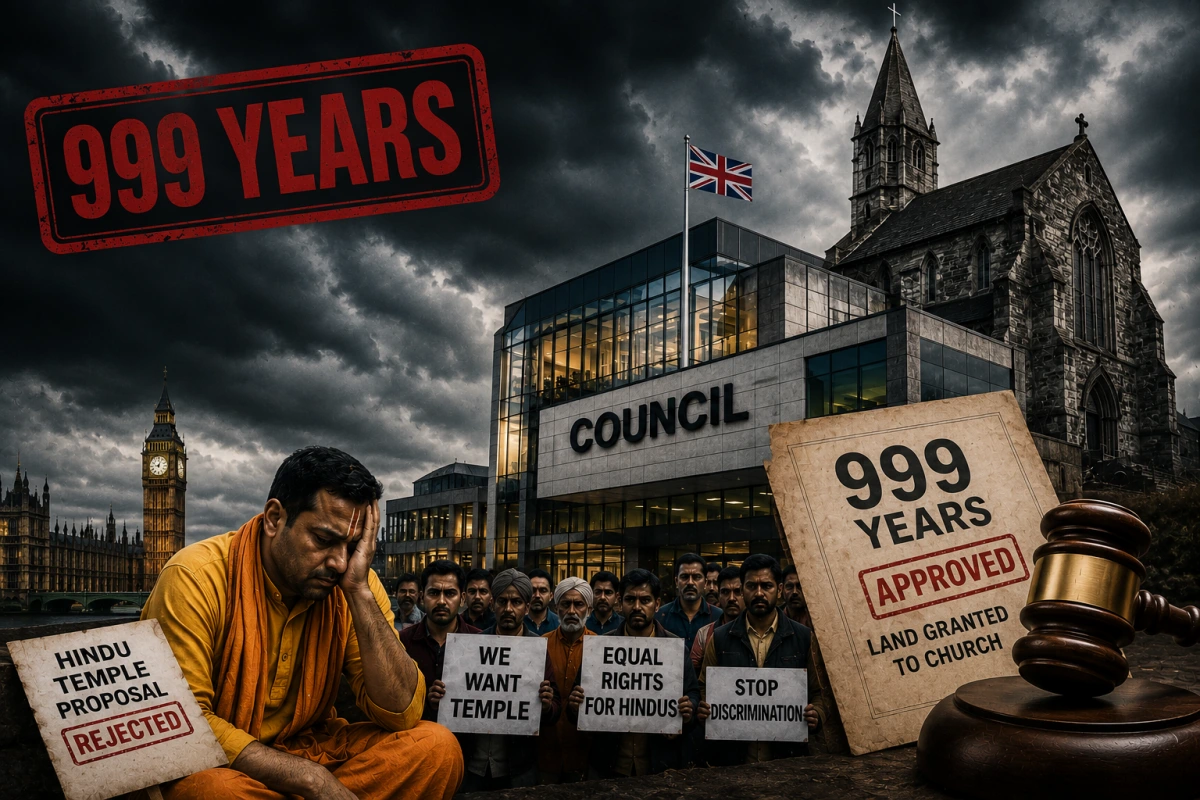 ब्रिटेन में पहले हिंदू मंदिर की उम्मीद टूटी! काउंसिल ने 999 साल की जमीन चर्च को दी, हिंदू संगठन को झटका