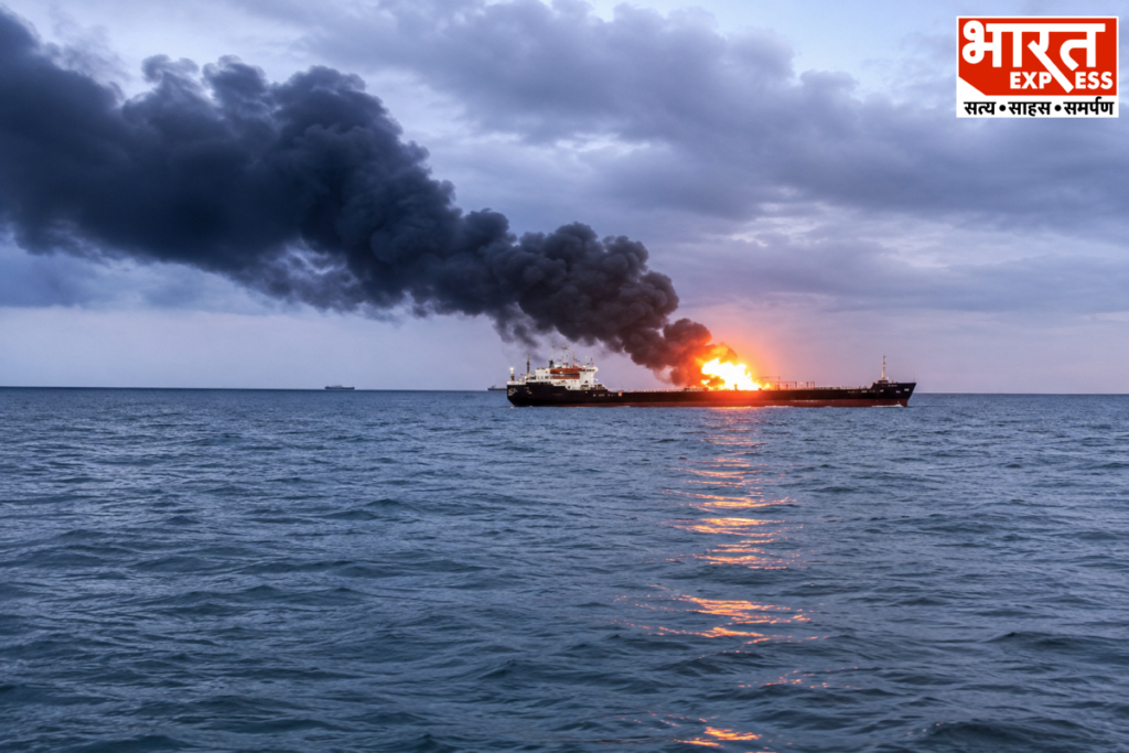 Crude Oil Tanker Explosion