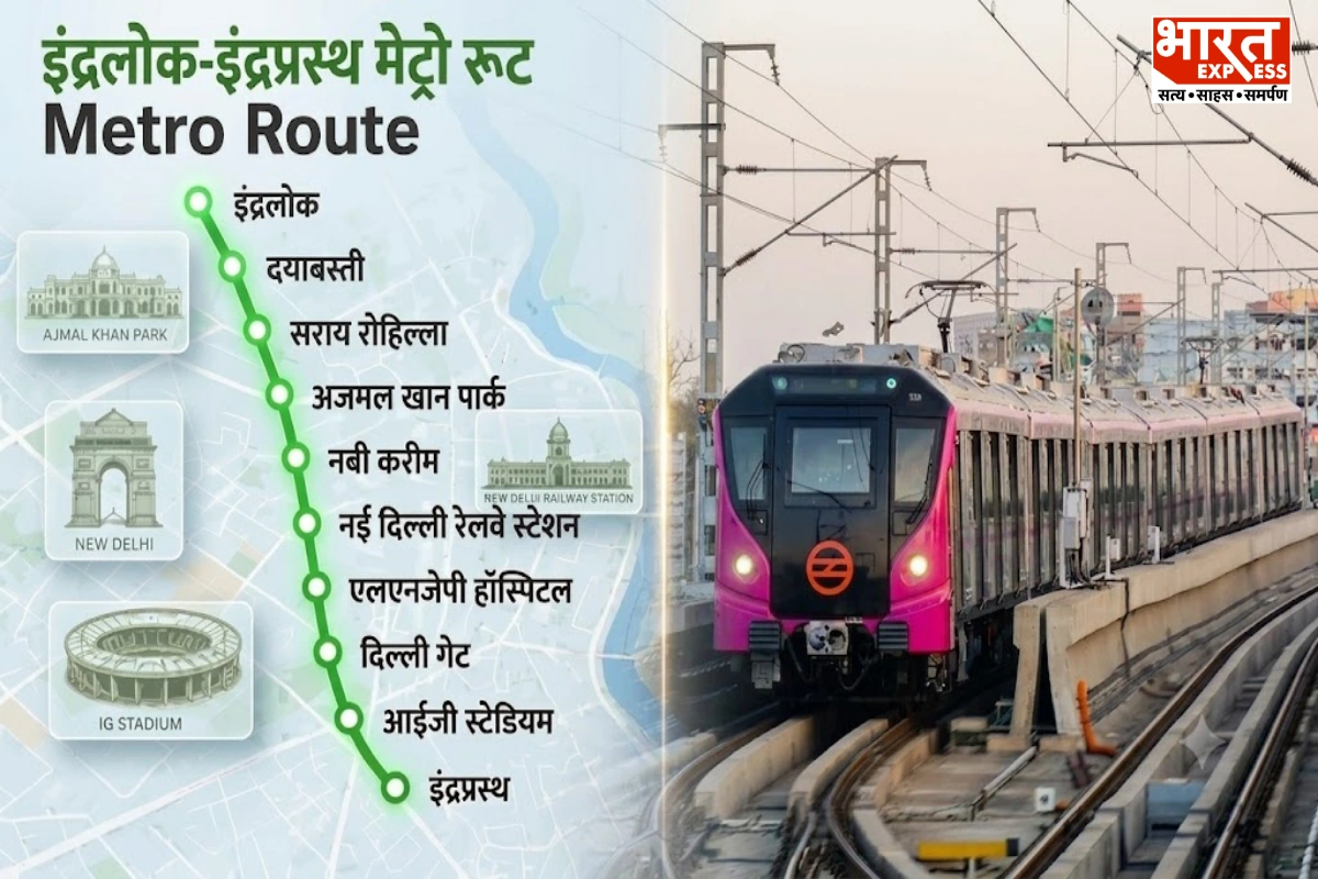 दिल्लीवालों की बल्ले-बल्ले, 7 लाइनों से सीधा कनेक्शन, इंद्रलोक-इंद्रप्रस्थ कॉरिडोर से दिल्ली की ट्रैवल होगी आसान