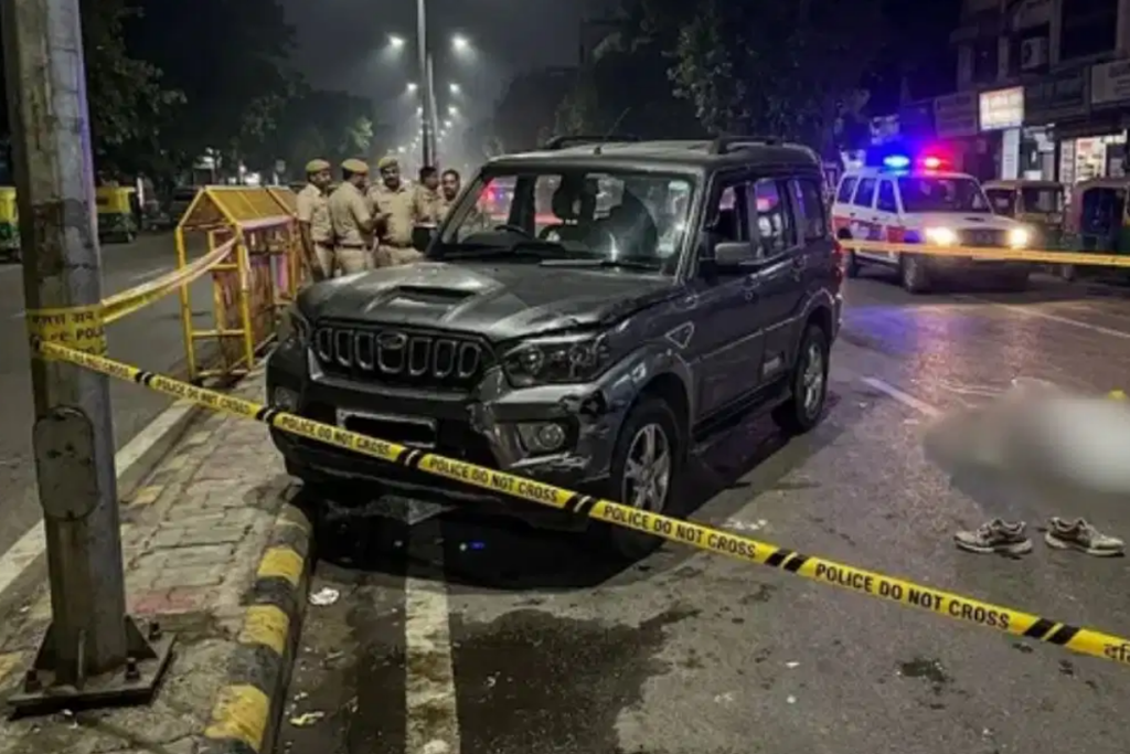 Delhi Rajouri Garden Hit And Run Case Scorpio Crushes Man