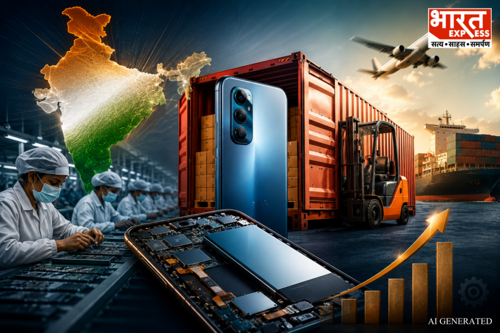 India Electronics Production Reaches 13 Lakh Crore Mobile Exports Surge