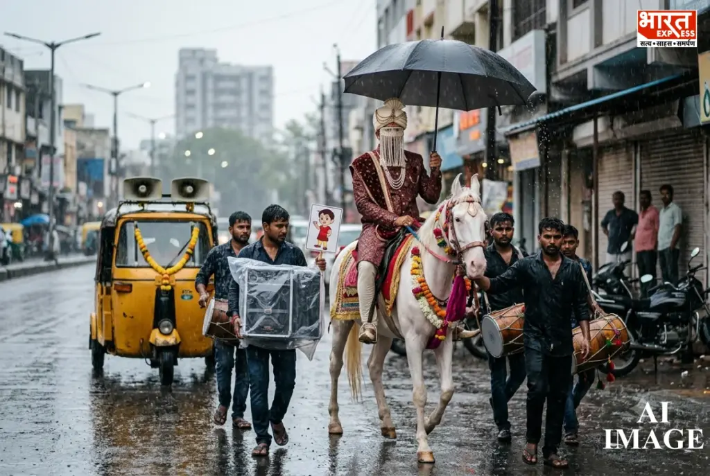 Indore alone groom barat