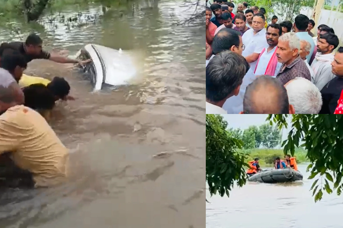 मेरठ में नोएडा जैसा कांड, तालाब में कार गिरने से युवक की मौत
