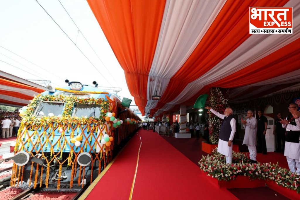 PM Narendra Modi flags off Hydrogen train