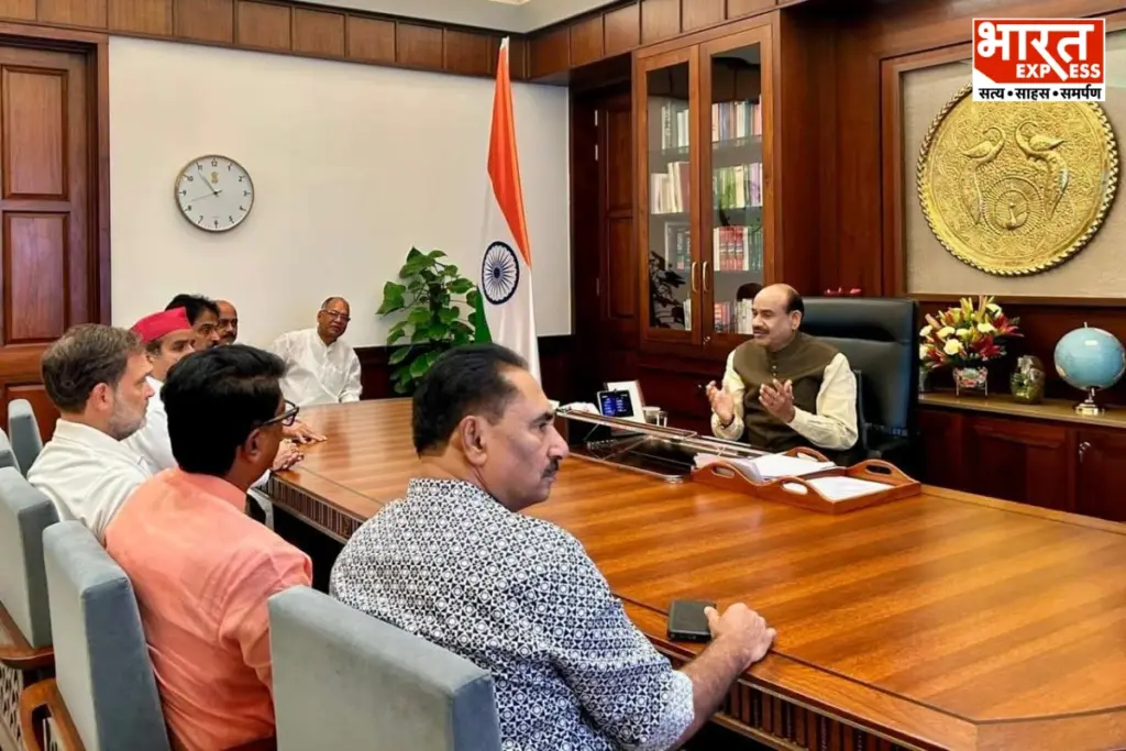 Rahul Gandhi Meets Lok Sabha Speaker Demands Discussion On Student Issues