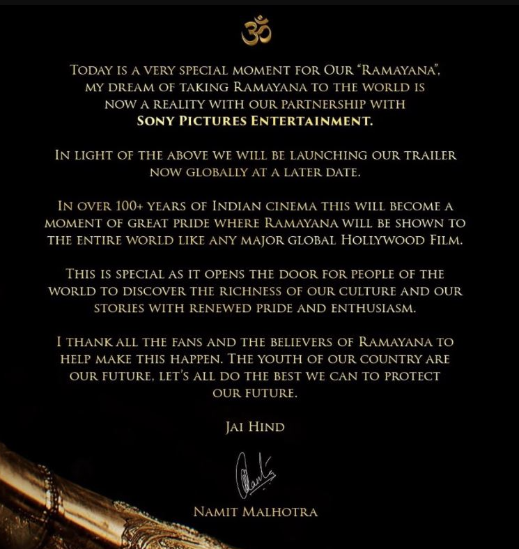 Ramayana, Bollywood

