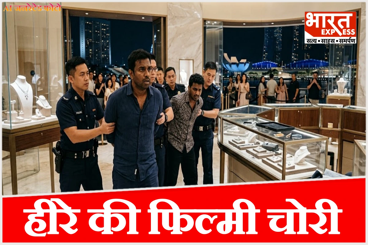 सिंगापुर में हीरा चोरी की फिल्मी साजिश, भारत के दो चोरों का प्लान फेल