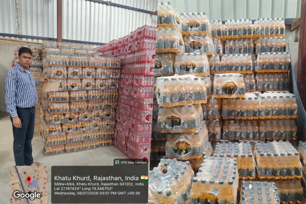 Sting Drink Seized Rajasthan