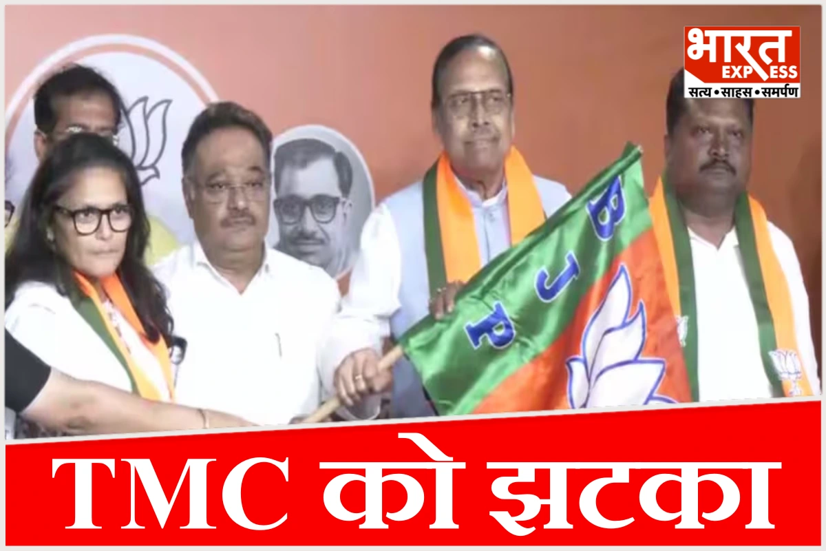 राज्यसभा उपचुनाव से पहले टीएमसी को बड़ा झटका, सुखेंदु, प्रकाश और सुष्मिता समेत 3 नेता बीजेपी में शामिल