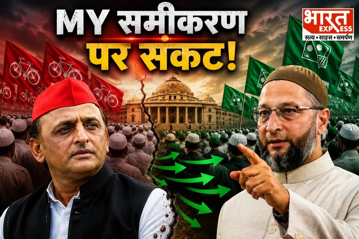 क्या 2027 में टूटेगा सपा का MY समीकरण? ओवैसी की एंट्री से मुस्लिम वोट AIMIM की तरफ खिसकेंगे?