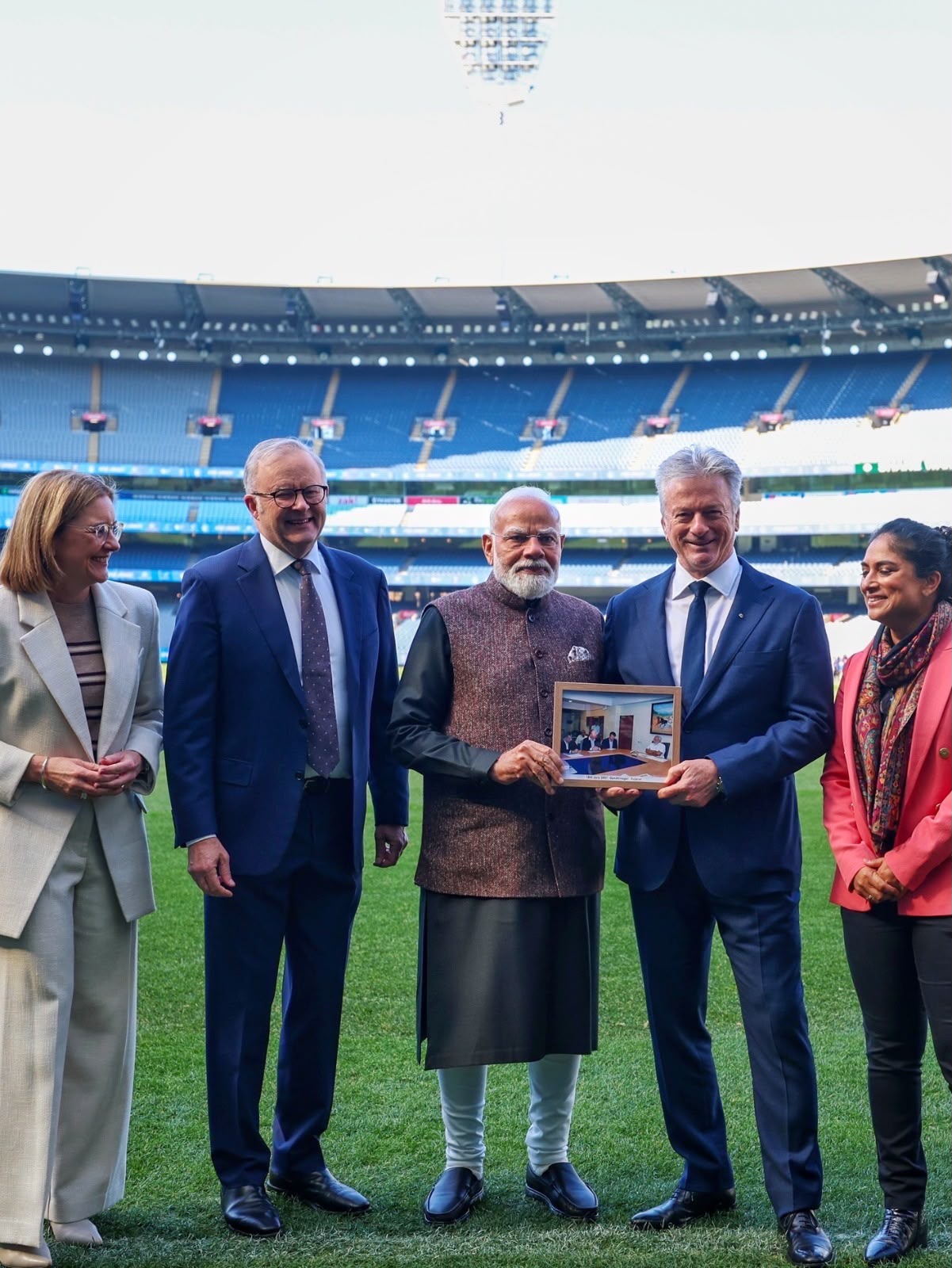 PM Modi Steve Waugh