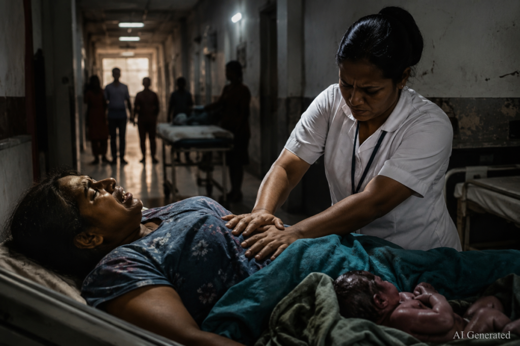 Woman And Child Death During Delivery In Singrauli District Hospital Trauma Center