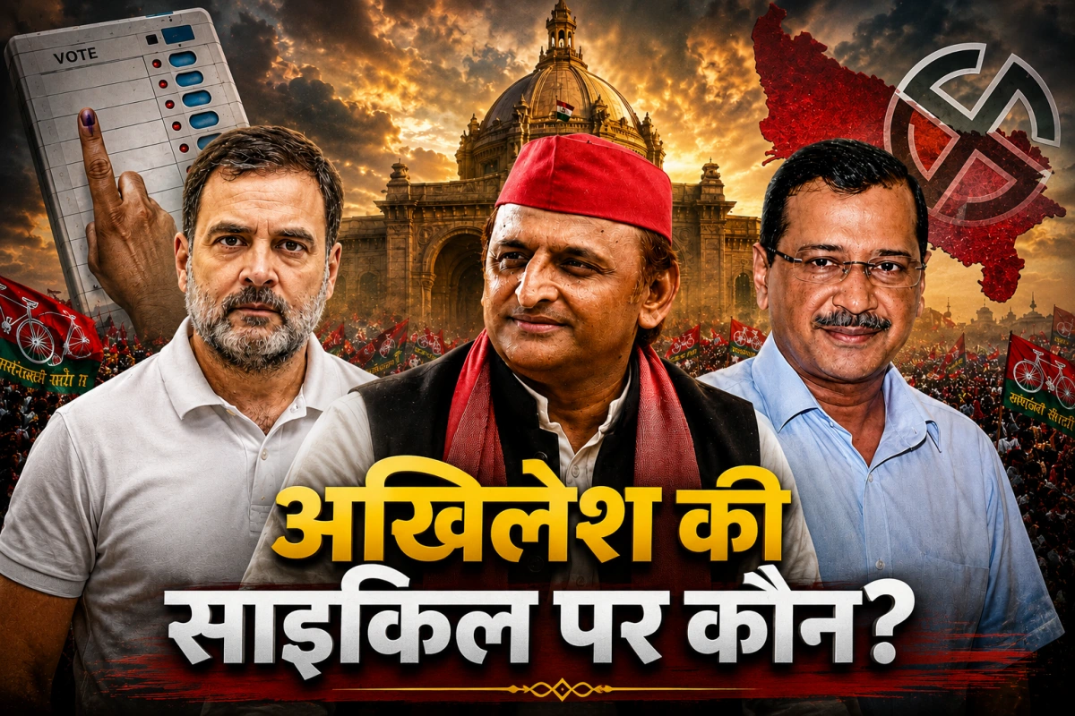 यूपी विधानसभा चुनाव में अखिलेश की साइकिल पर AAP होगी सवार या कांग्रेस से छूट जाएगा हाथ?