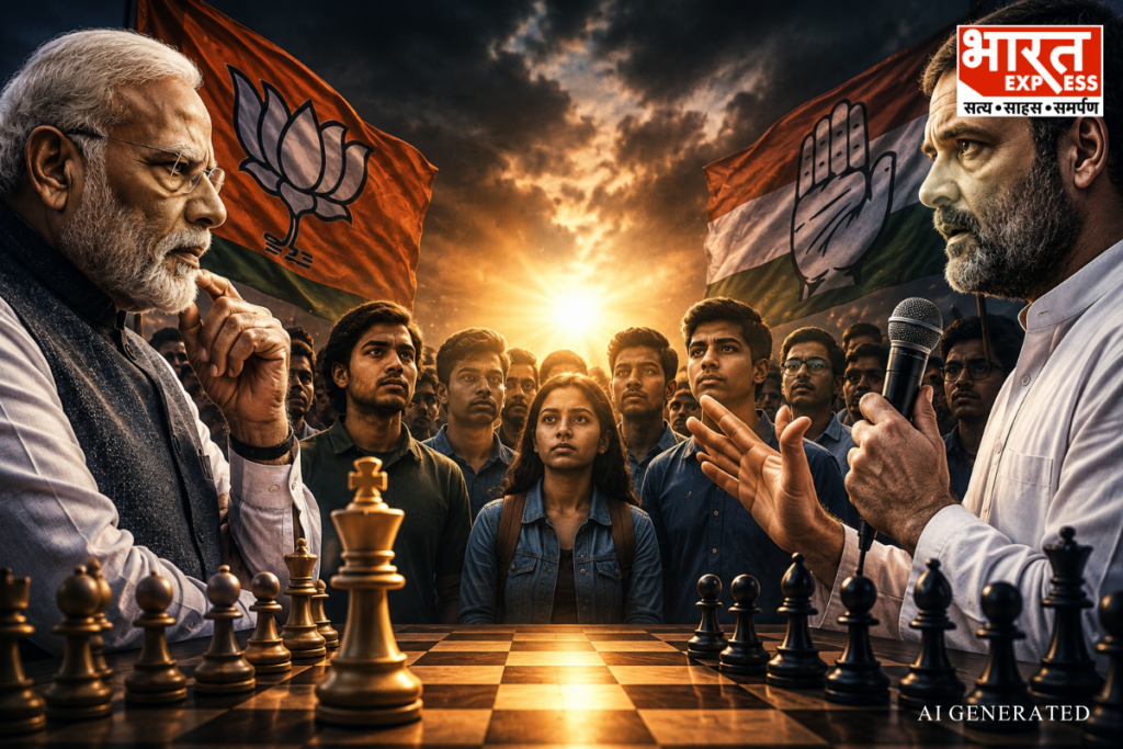 BJP Big Plan For Gen Z Rahul Gandhi Youth Outreach Program Bharat Express