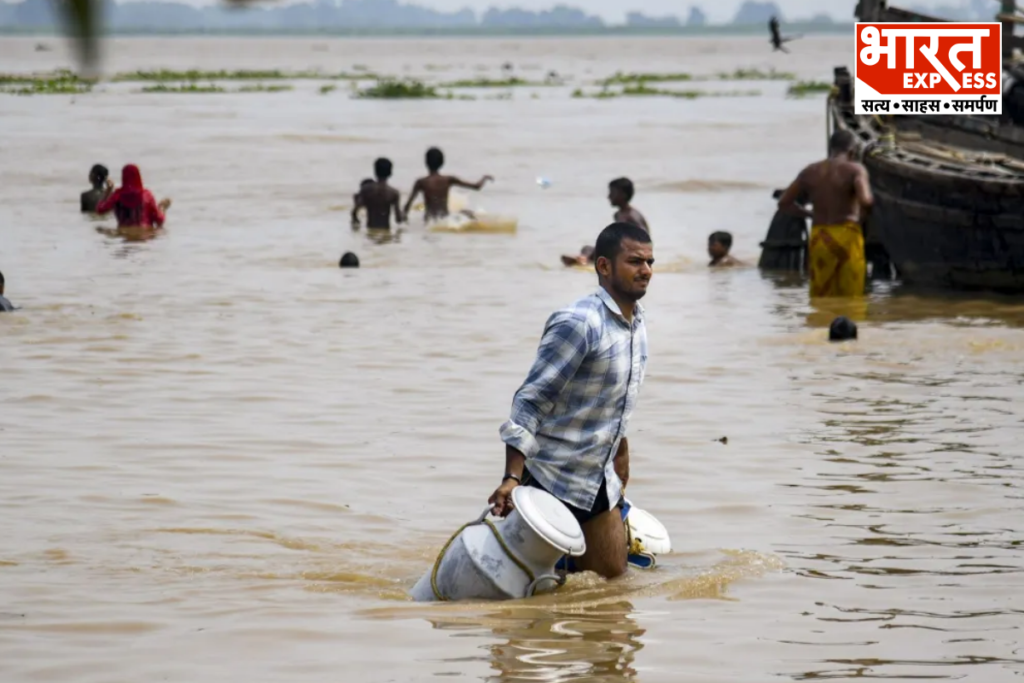 Bihar Flood Ganga River Water Level Rises Dam Breached In Bhagalpur Begusarai Bharat Express