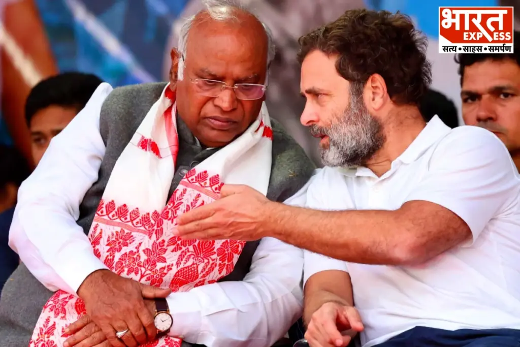 Caste Census Controversy Kharge Rahul Gandhi Writes 21 Page Letter To PM Modi Bharat Express