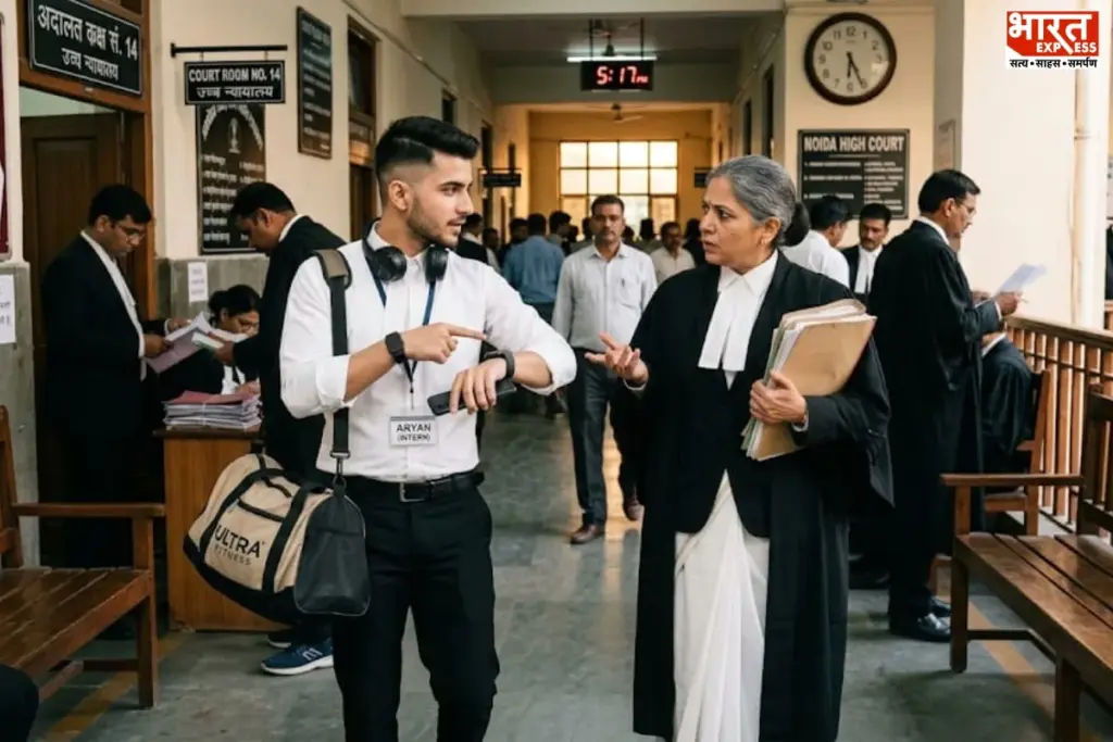 Gen Z intern gym court Delhi