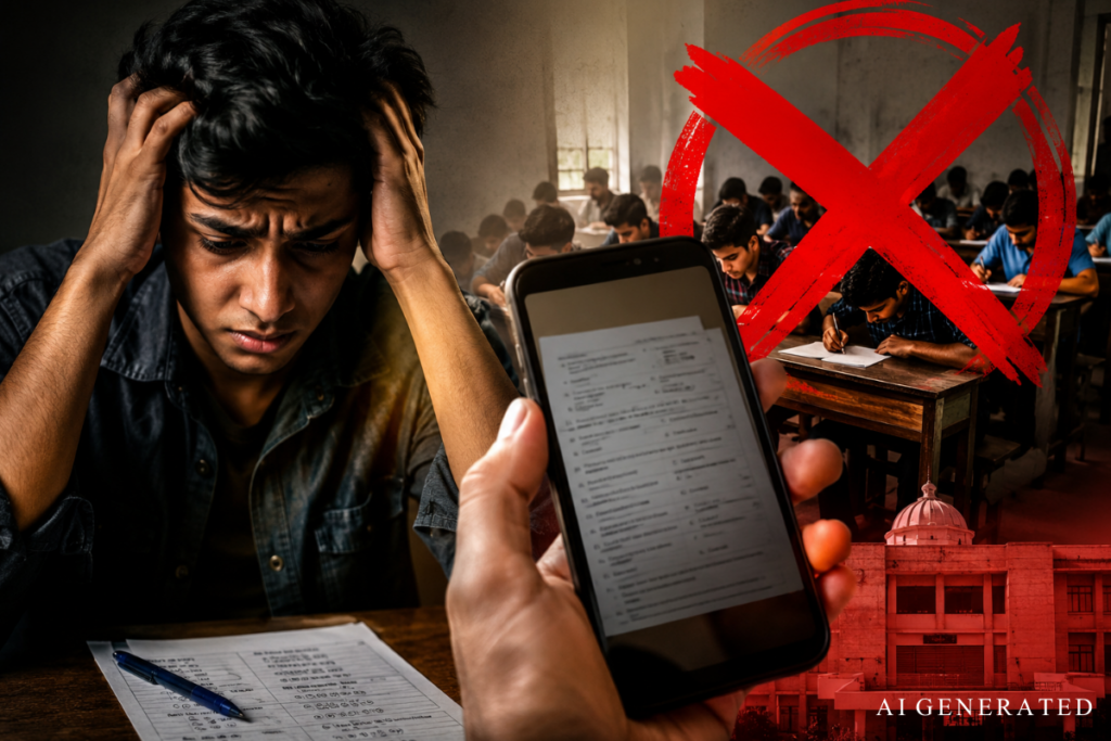 IGKV Raipur BSc Agriculture Exam Cancelled Due To Paper Leak On WhatsAp Bharat Express