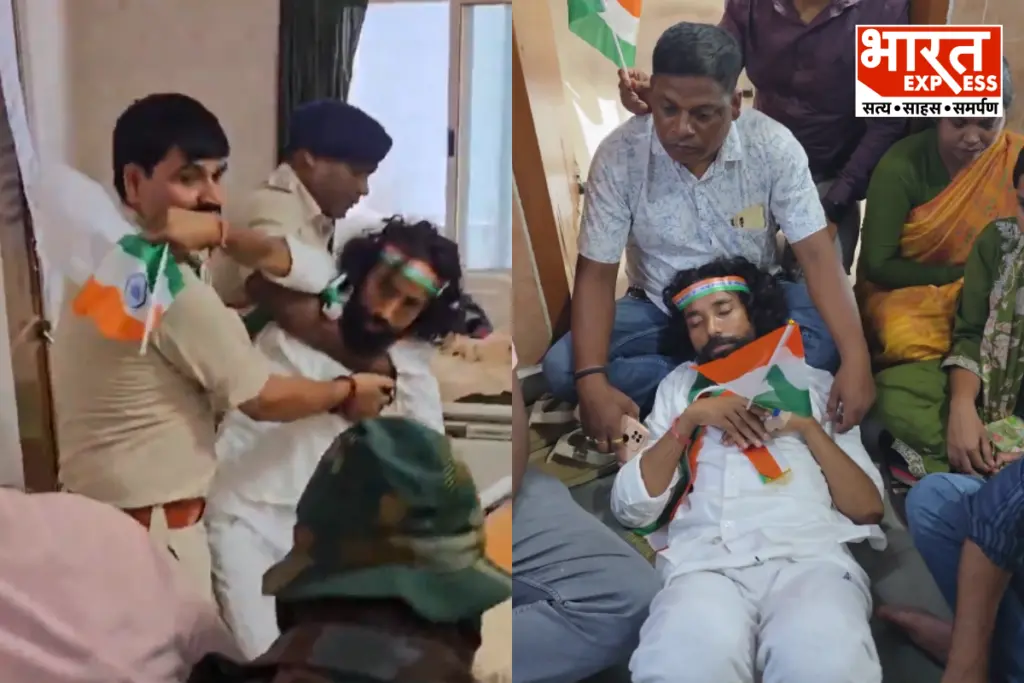 JLKM Leader Devendra Mahto Stopped From Joining Tiranga Yatra In Ranchi