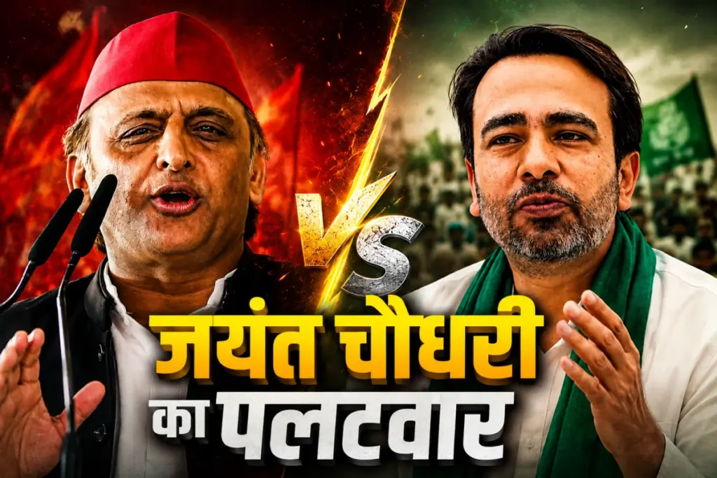 Jayant Chaudhary's counter-attack on Akhilesh Yadav