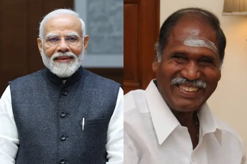 PM Modi, N. Rangasamy