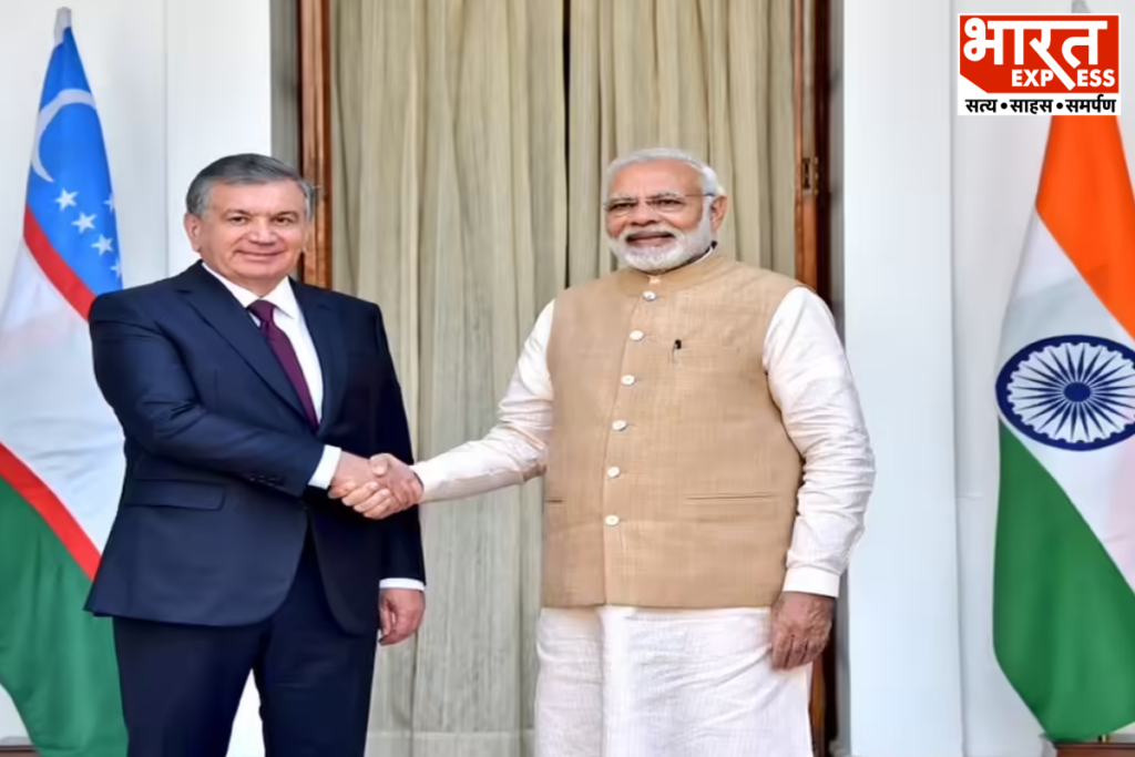 PM Modi Uzbekistan Visit Comprehensive Strategic Partnership Signed In Tashkent Bharat Express