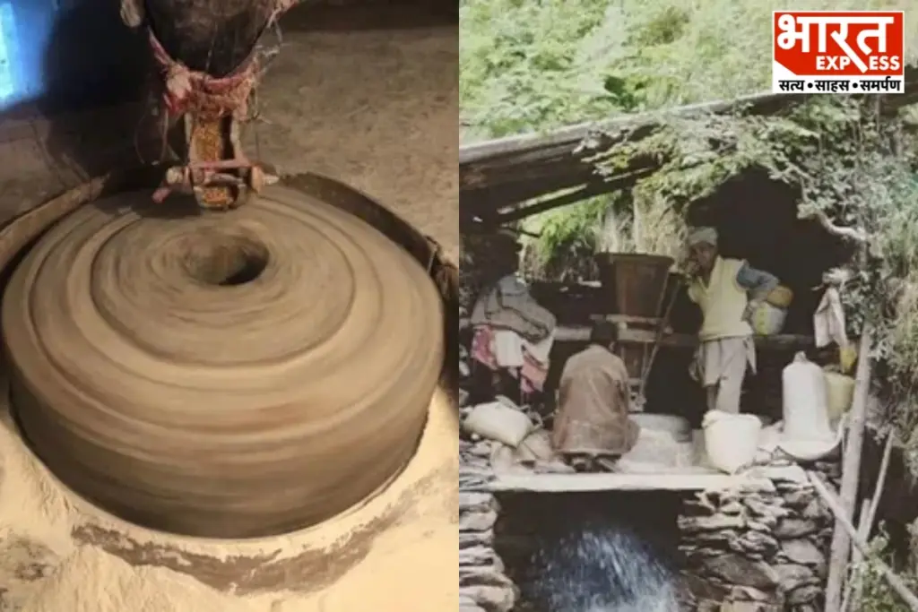 Pahalgam Century Old Water Mill In Aru Valley Becomes Major Tourist Attraction Bharat Express