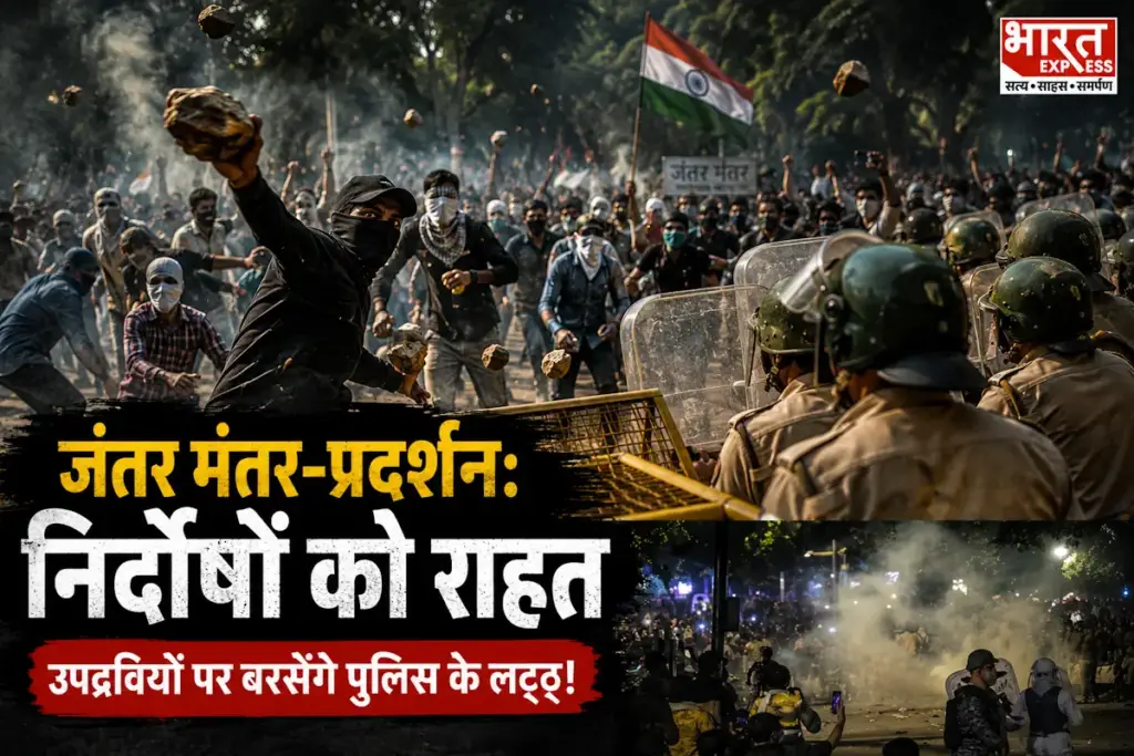 Protest Clash at Jantar Mantar