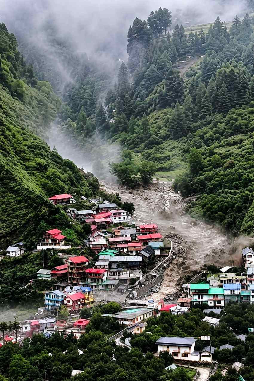 UTTARKASHI CLOUDBURST IMAGE