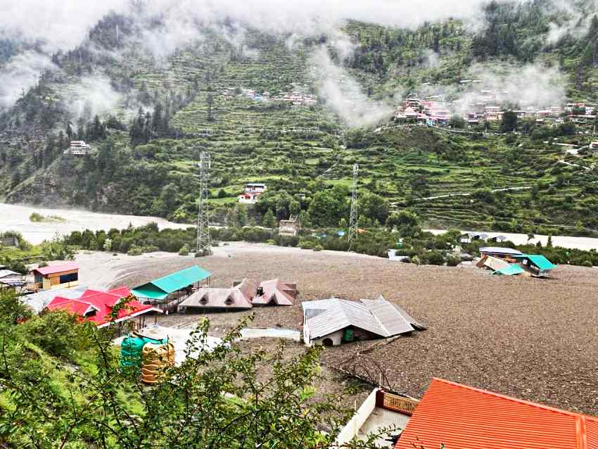 Uttarkashi cloudburst image