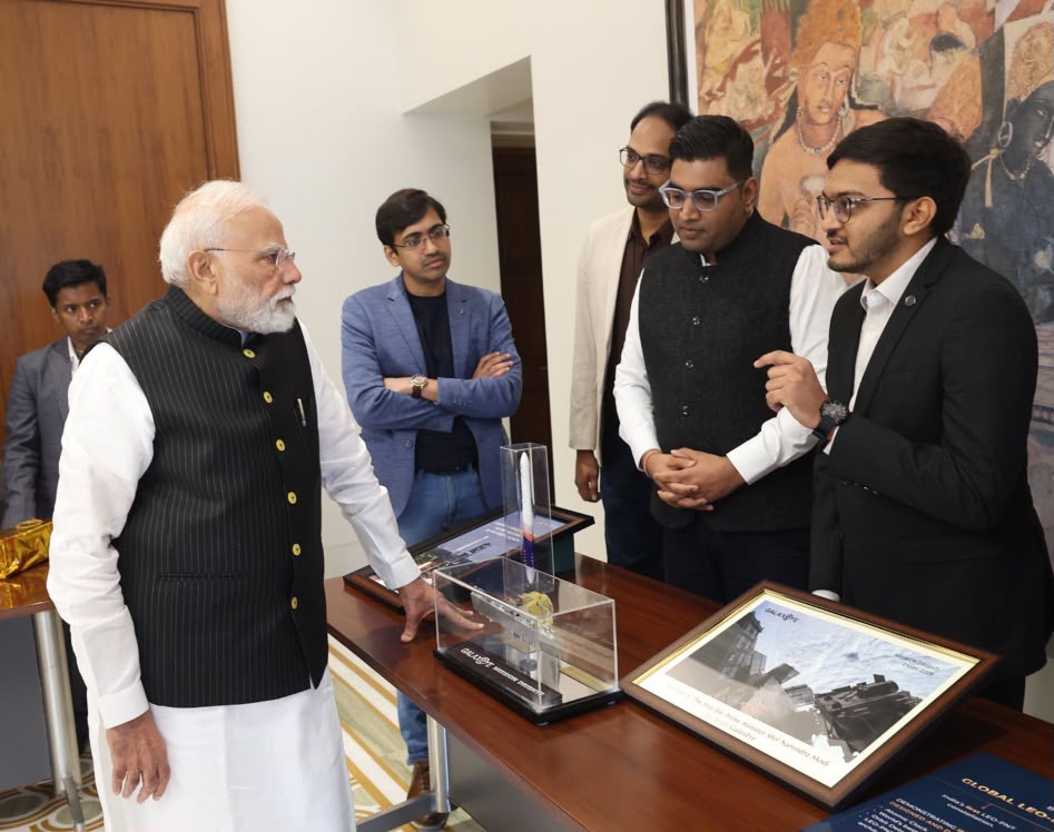 PM Modi Meets Indian Space Startups