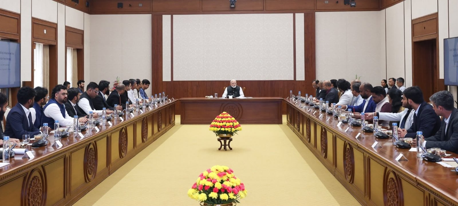 PM Modi Meets Indian Space Startups