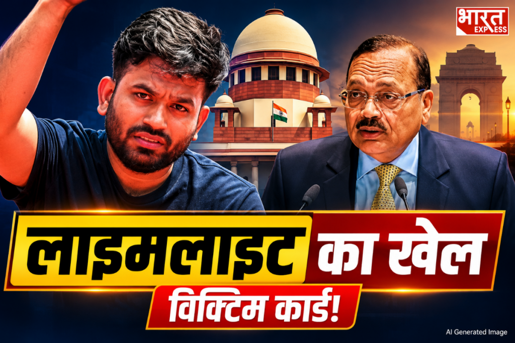 Abhijit Dipke convener of Cockroach Janata Party addressing media over CJI remark controversy and upcoming protest