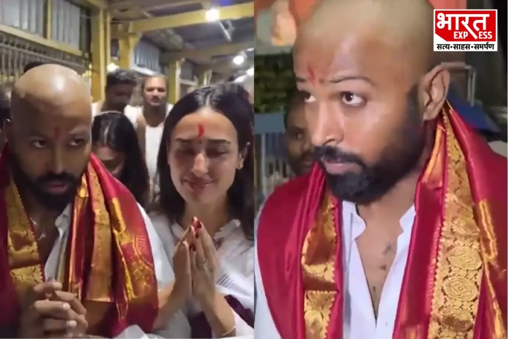 Hardik Pandya, Mahika Sharma, Tirupati Balaji temple
