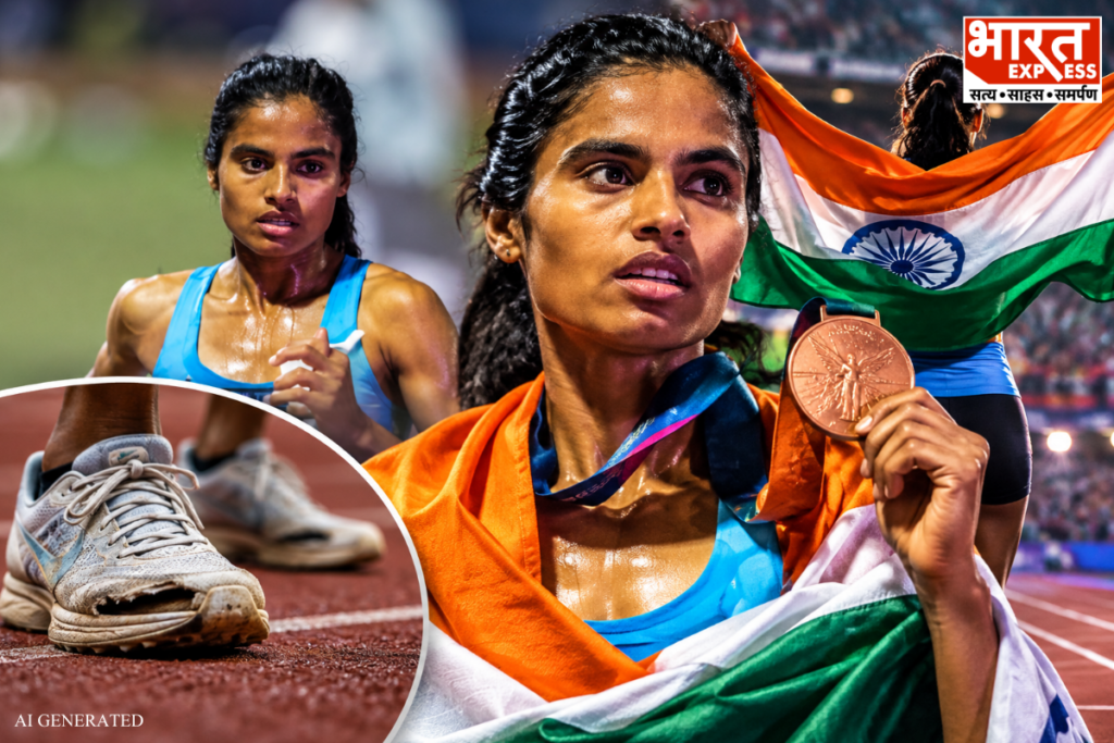Asian Games 2026 Seema Kumari Wins Bronze in 10000m Race India Wins Silver Relay