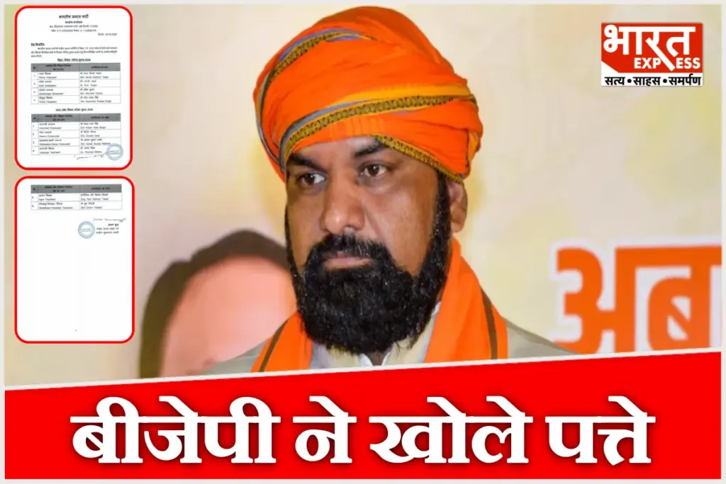 BJP reveals its cards for the Legislative Council elections.